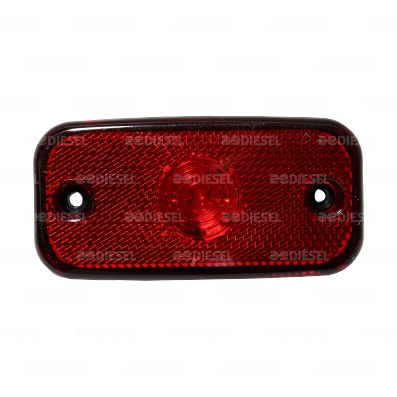 PLAFON 24V LED ROJO IRIZAR LAT REFLE=390