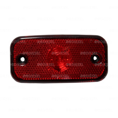PLAFON 24V LED ROJO IRIZAR LAT REFLE=390