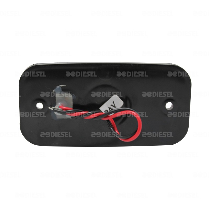 PLAFÓN 24V LED LATERAL ÁMBAR IRIZ REFLE