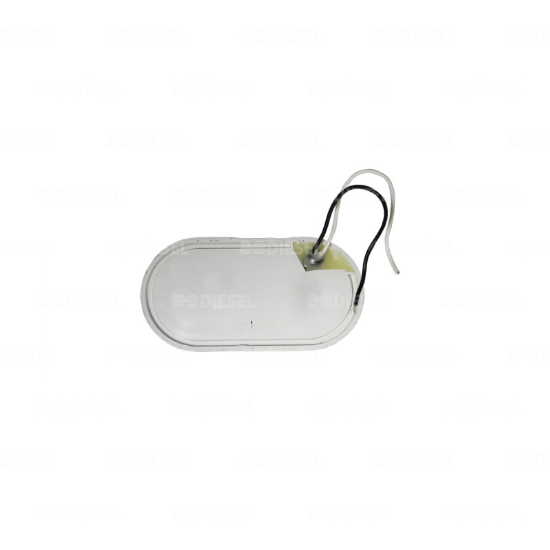 PLAFÓN 12V 3 LED ROJO 5015