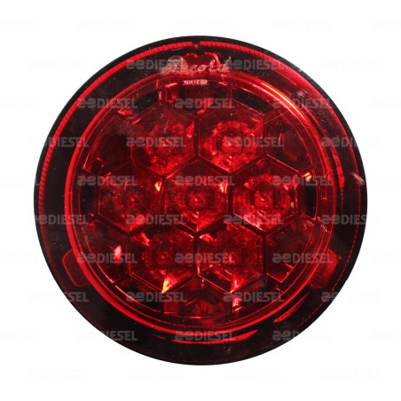 PLAFON 24V 7 LED ROJO 5060 MP115