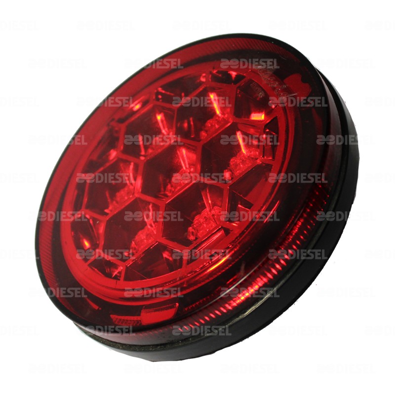 PLAFON 24V 7 LED ROJO 5060 MP115