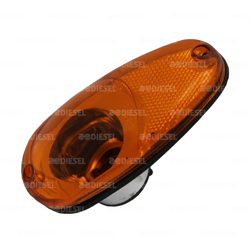 PLAFÓN LATERAL ÁMBAR MP115 1P S/SOQ