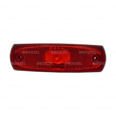 PLAFÓN 12V 3 LED ROJO