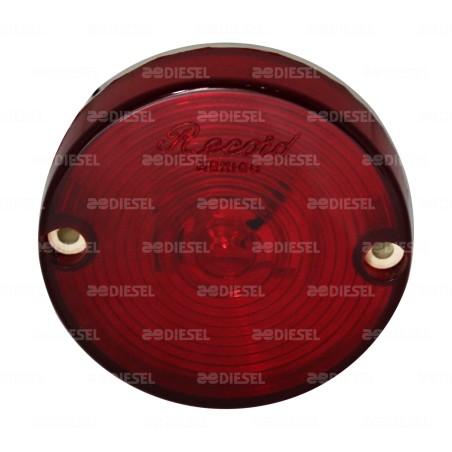 PLAFÓN 12V 1 LED ROJO 2"1/2 NAVEGACION