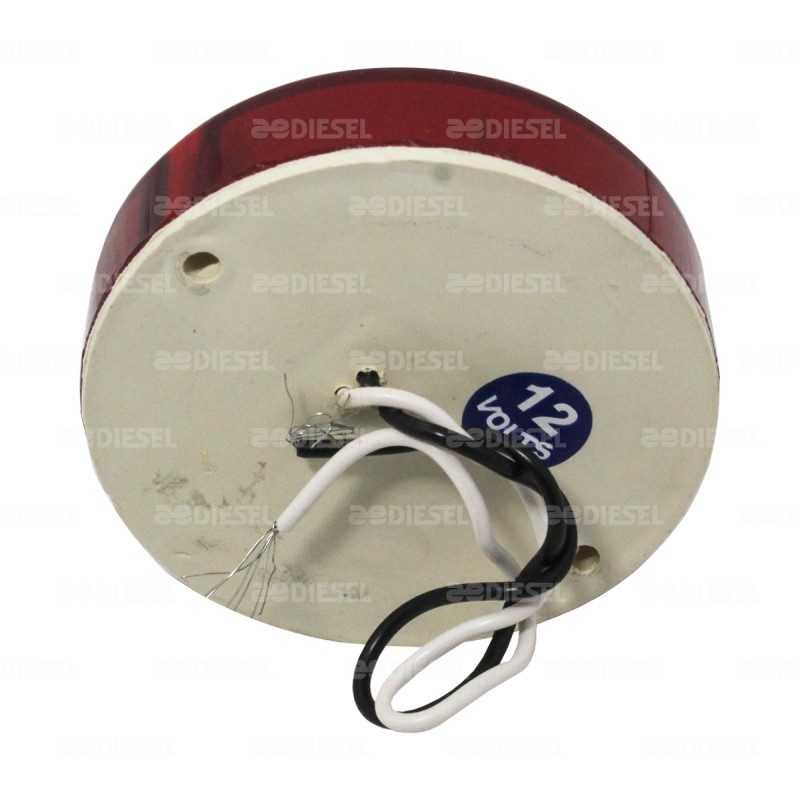 PLAFÓN 12V 1 LED ROJO 2"1/2 NAVEGACION