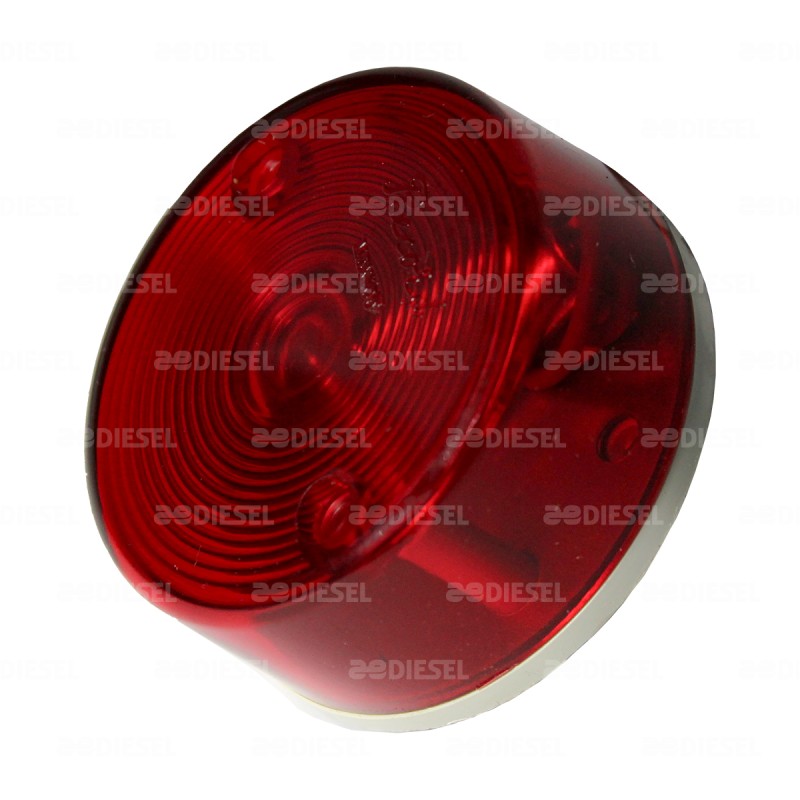 PLAFÓN ROJO 60MM REDONDO OISA RECORD