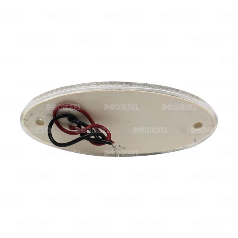 PLAFÓN 24V LED ROJO 7145 CRISTAL I6