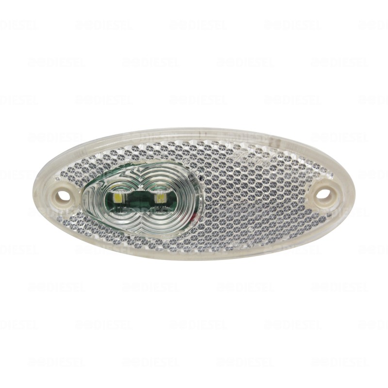 PLAFÓN 24V LED ÁMBAR 7145 CRISTA I6