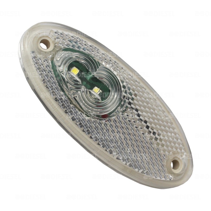 PLAFÓN 24V LED ÁMBAR 7145 CRISTA I6