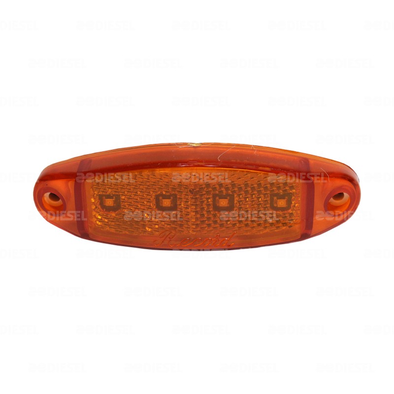 PLAFÓN 12V 4LED ÁMBAR SALMÓN