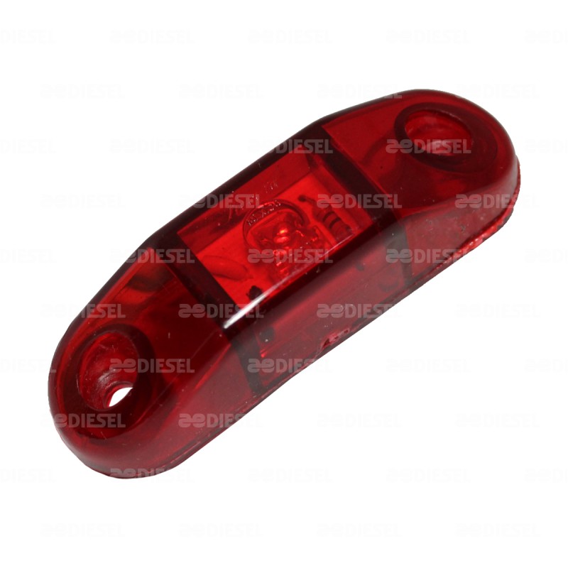 PLAFON 12V 1 LED ROJO LAT NAV AYCO