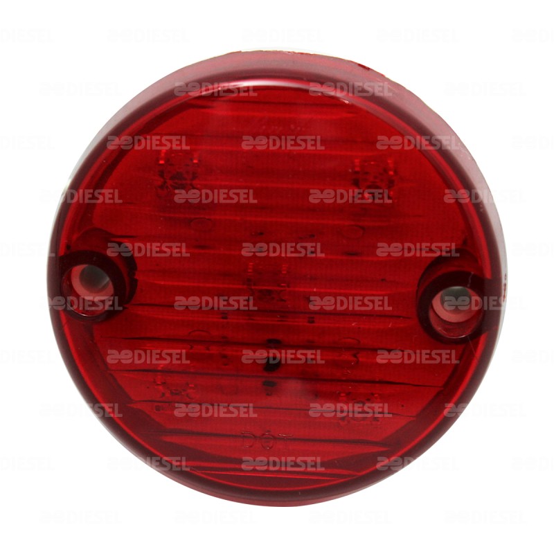 PLAFON 12V 5 LED ROJO REDONDO DE GALIV