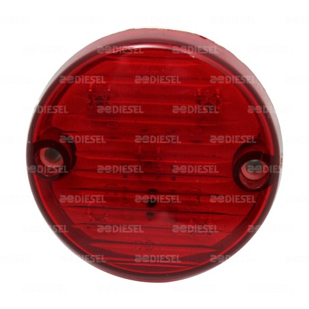 PLAFON 12V 5 LED ROJO REDONDO DE GALIV