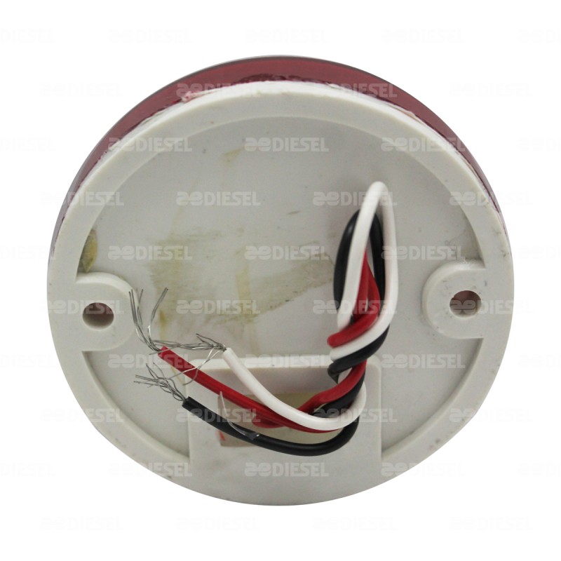 PLAFON 12V 5 LED ROJO REDONDO DE GALIV