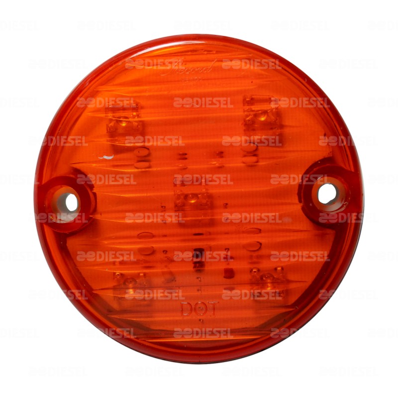 PLAFON 12V 5 LED AMBAR REDONDO DE GALI