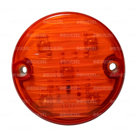 PLAFON 12V 5 LED AMBAR REDONDO DE GALI