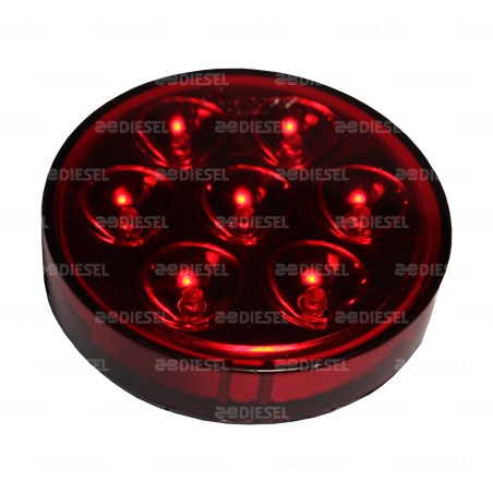 PLAFÓN 12V 7LED ROJO DINA URBANO
