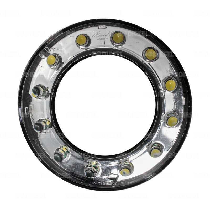 PLAFÓN 12V 12LED AZUL DONA