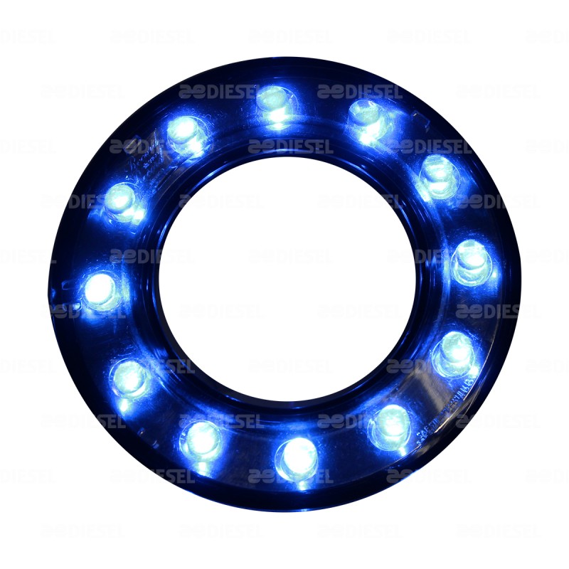 PLAFÓN 12V 12LED AZUL DONA