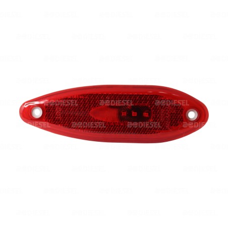 PLAFÓN 24V 3 LEDS 6082 ROJO IRIZAR