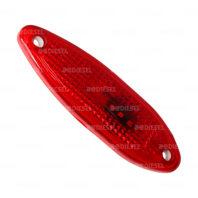 PLAFÓN 24V 3 LEDS 6082 ROJO IRIZAR