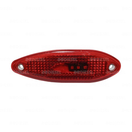 PLAFÓN 12V 3 LEDS 6082 ROJO IRIZAR