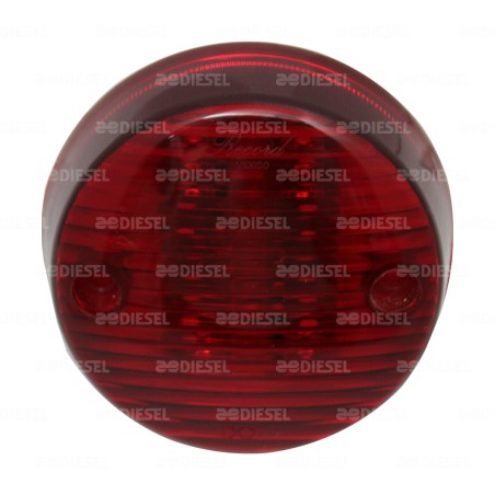 PLAFÓN 24V 4LED TRASERO ROJO 6005 AYCO
