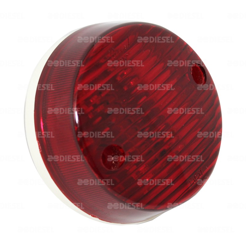PLAFÓN 24V 4LED TRASERO ROJO 6005 AYCO