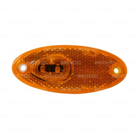 PLAFÓN 12V 2 LEDS ÁMBAR NAVE