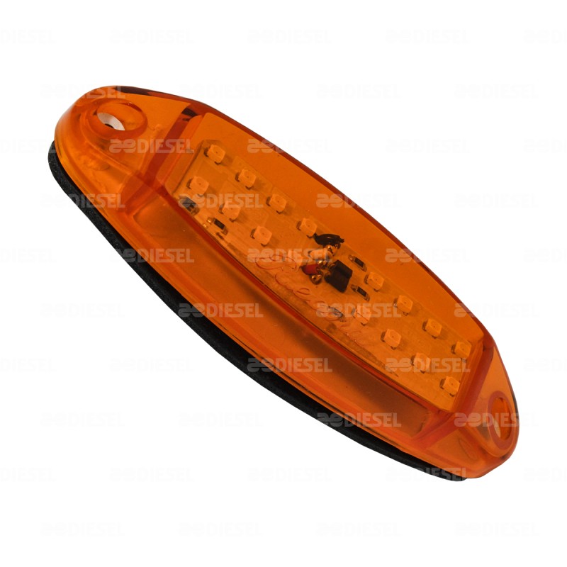 PLAFÓN 24V 16LED ÁMBAR SALMÓN