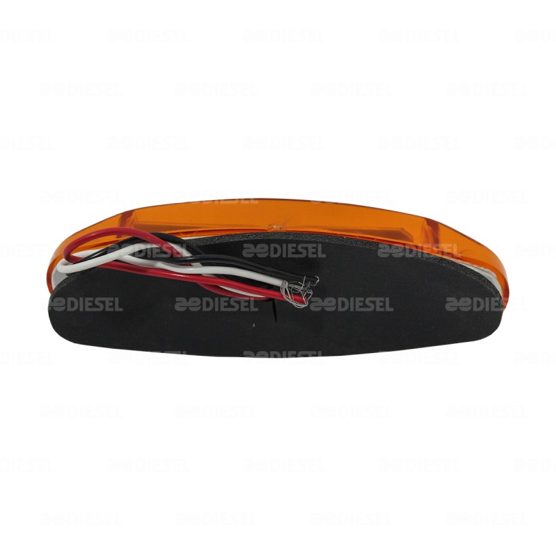 PLAFÓN 24V 16LED ÁMBAR SALMÓN