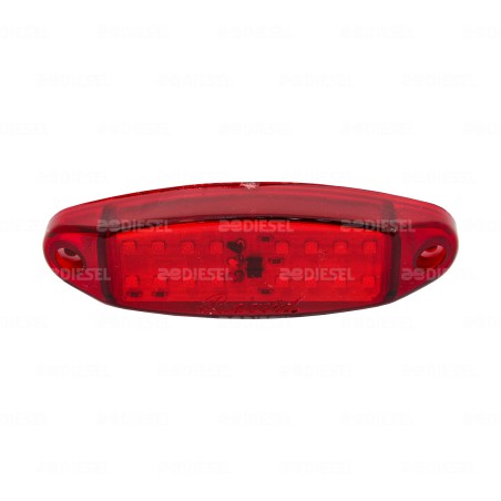 PLAFÓN 24V 16LED ROJO SALMÓN S/B