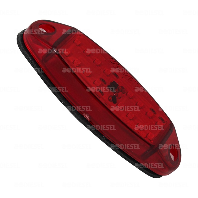 PLAFÓN 24V 16LED ROJO SALMÓN S/B