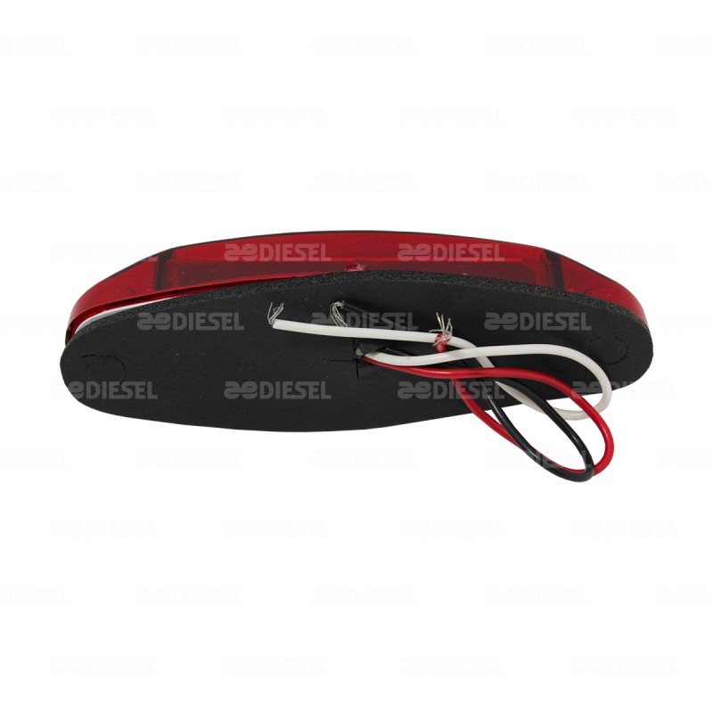 PLAFÓN 24V 16LED ROJO SALMÓN S/B