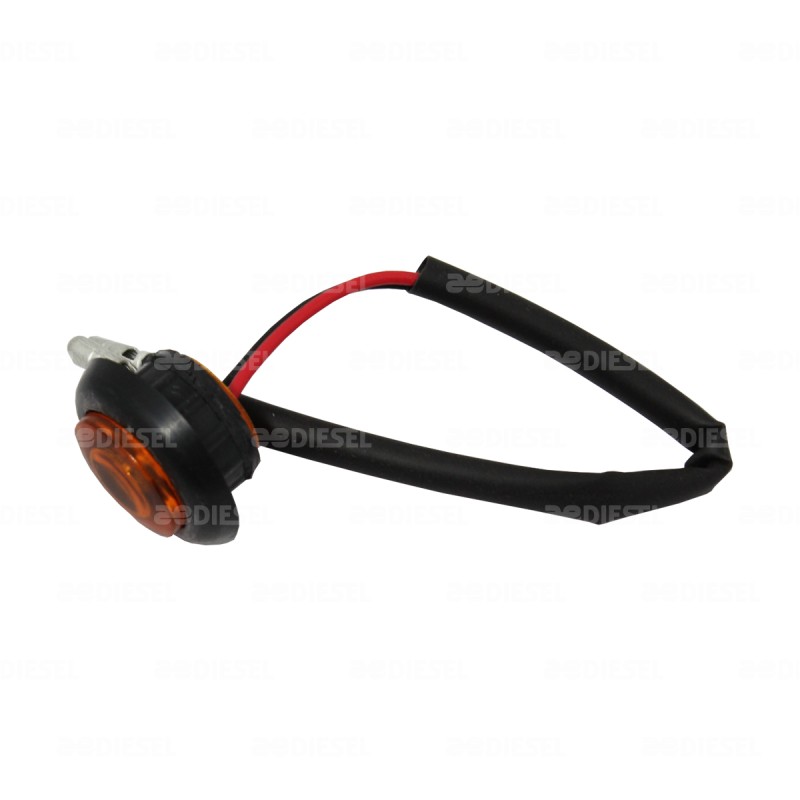 PILOTO 12V 3/4" 1 LED ÁMBAR