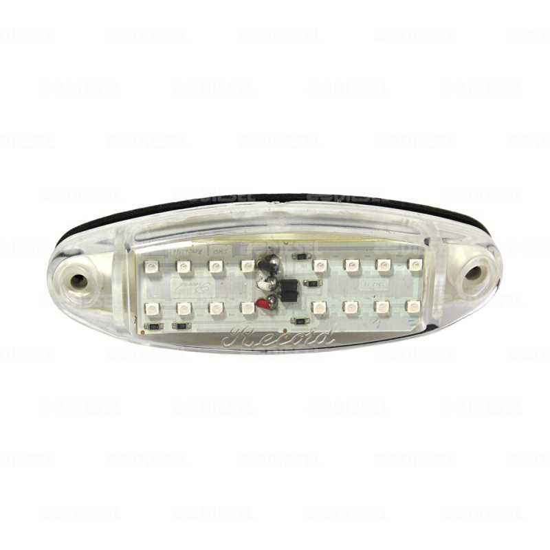 PLAFÓN 12V 16LED VERDE SALMÓN