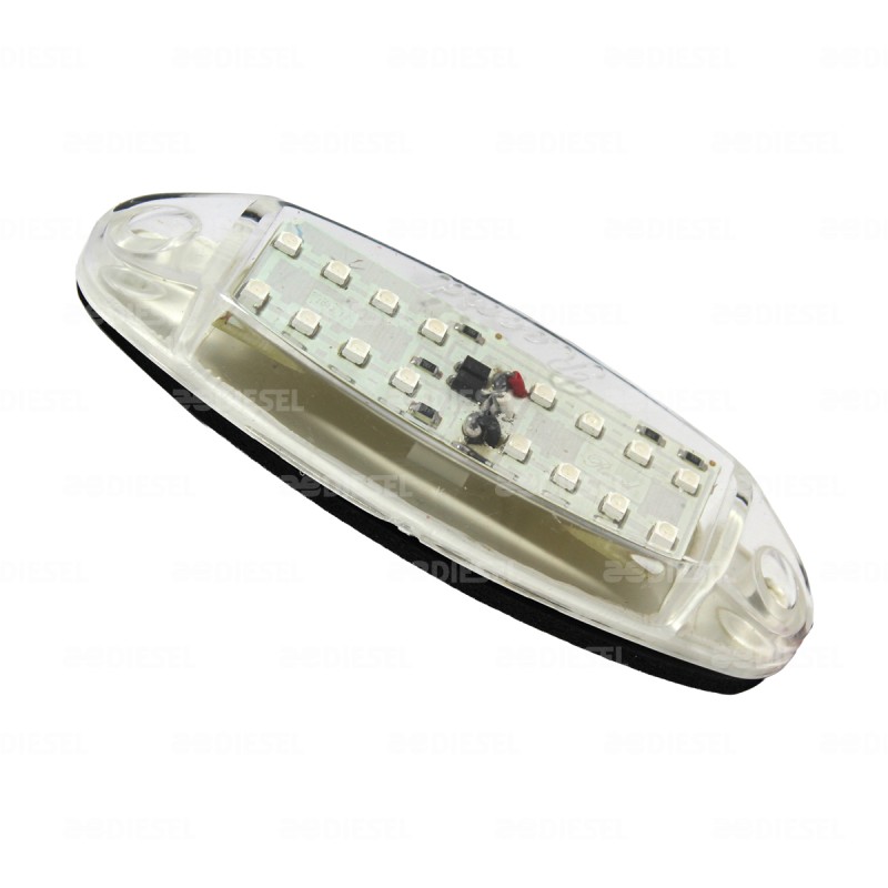 PLAFÓN 12V 16LED VERDE SALMÓN