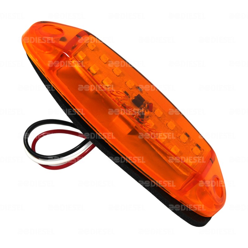 PLAFÓN 12V 16LED ÁMBAR SALMÓN