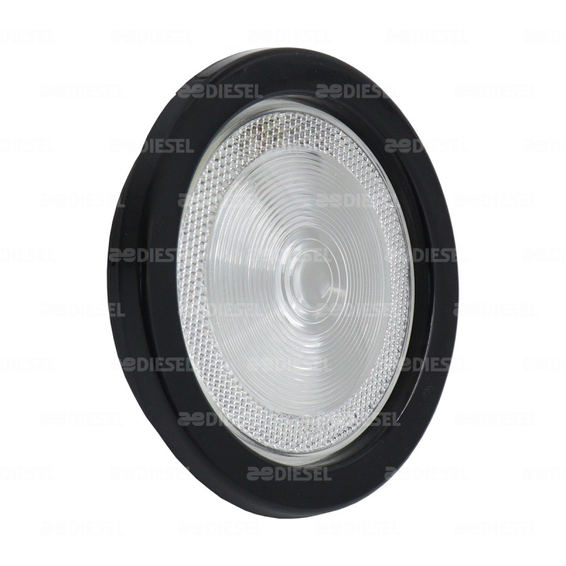 PLAFÓN CRISTAL 4" GOMA C/C C/R