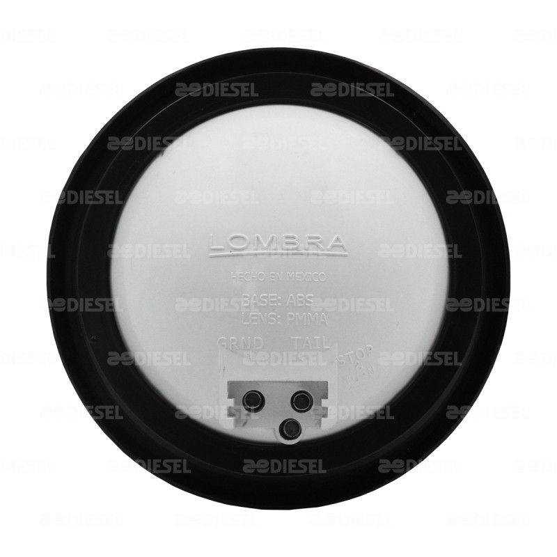 PLAFÓN CRISTAL 4" GOMA C/C C/R
