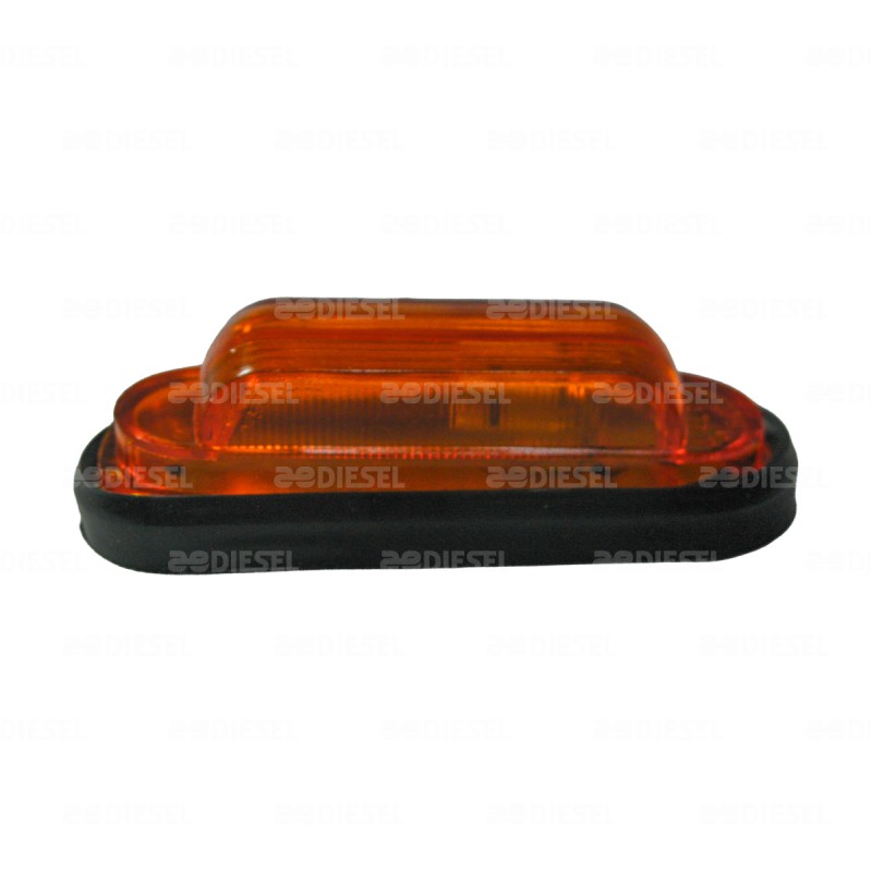 PLAFÓN ÁMBAR OVAL LATERAL CHICO DESCONTINUADO