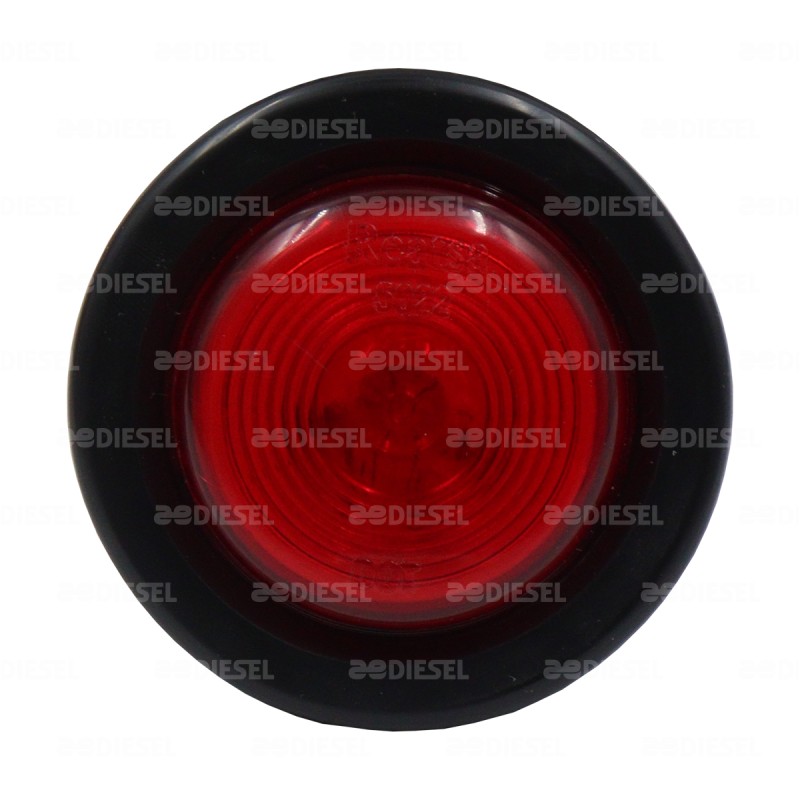 PLAFÓN 24V ROJO OISA 5022 REDON