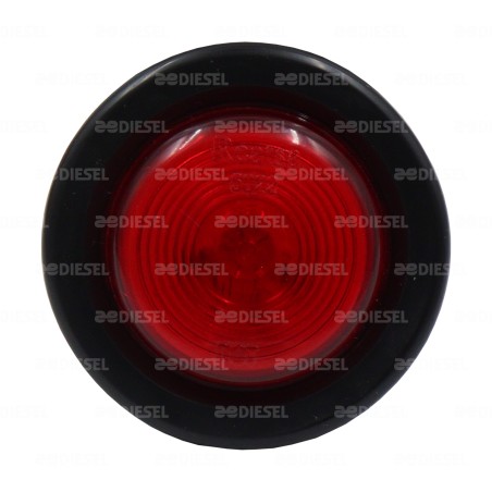 PLAFÓN 24V ROJO OISA 5022 REDON