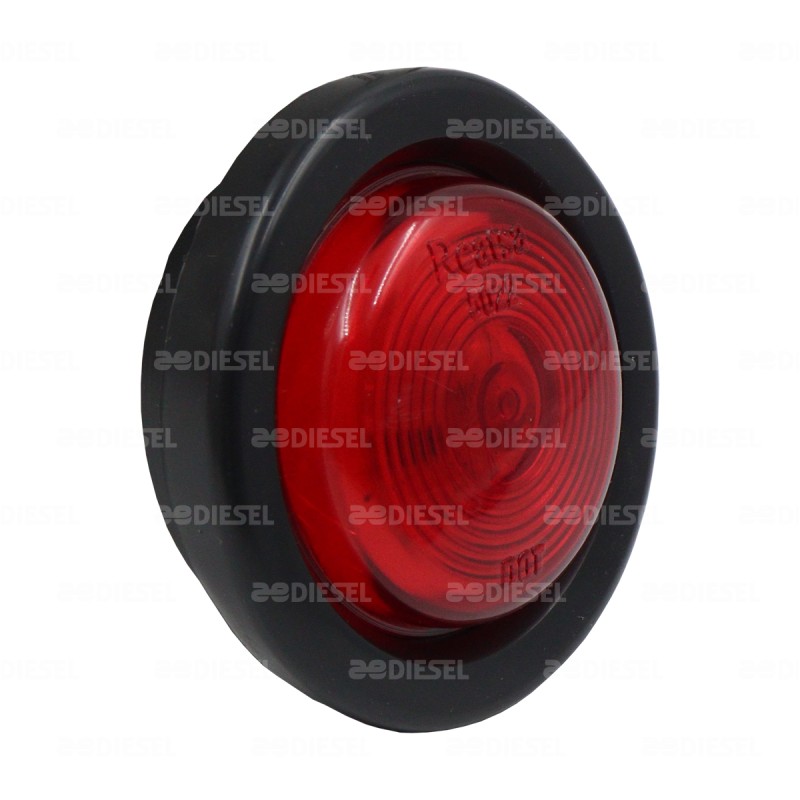 PLAFÓN 24V ROJO OISA 5022 REDON