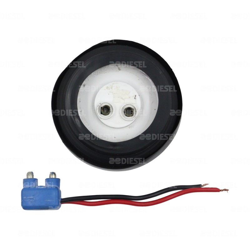 PLAFÓN 24V ROJO OISA 5022 REDON