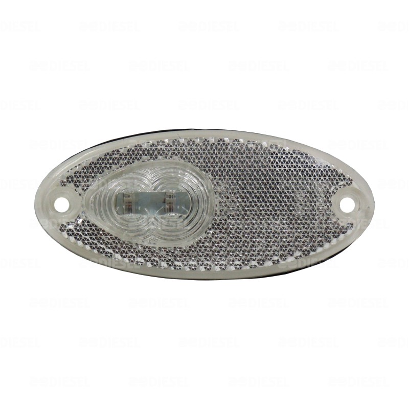 PLAFÓN 24V LED ÁMBAR 7145 CRISTAL