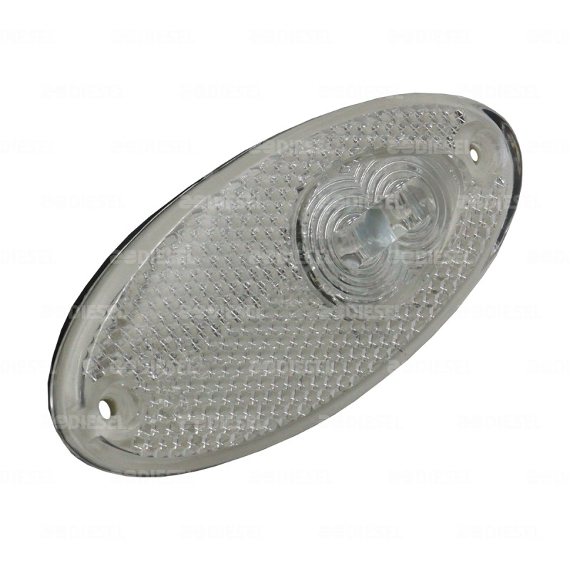 PLAFÓN 24V LED ÁMBAR 7145 CRISTAL