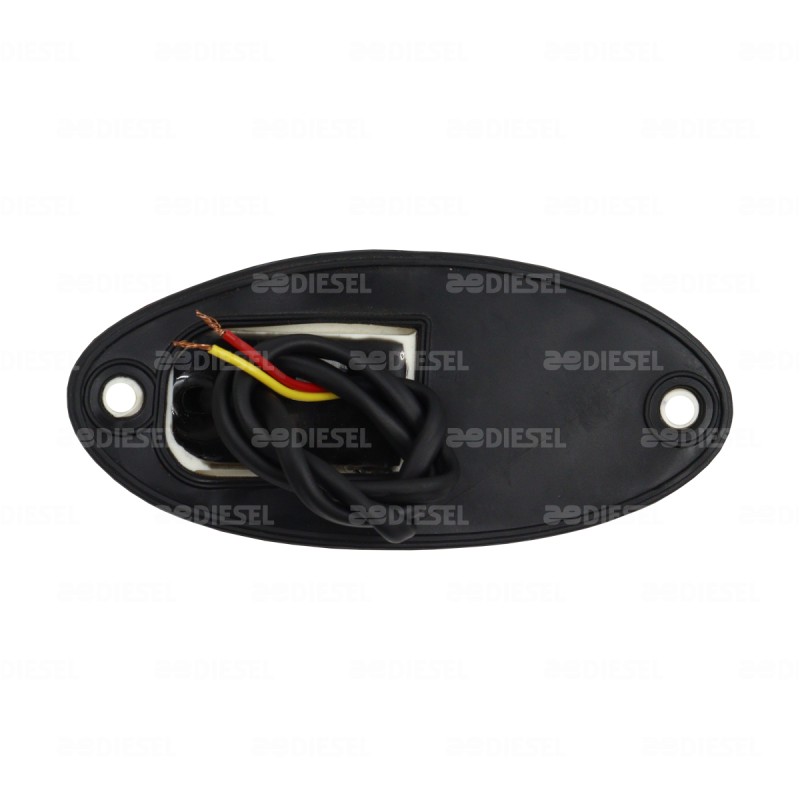 PLAFÓN 24V LED ÁMBAR 7145 CRISTAL