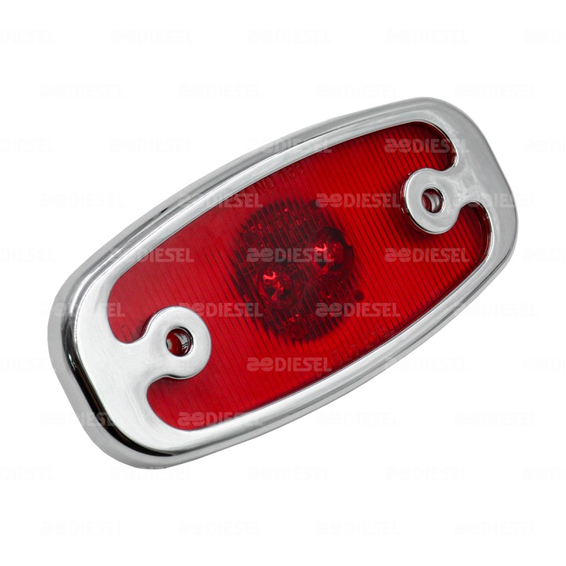 PLAFON 12V LED ROJO LAT V133XR